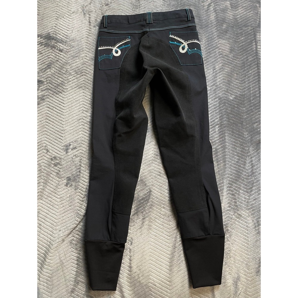 Shires Sport Jodhpur Breeches Pants 24 Womens Performance Riding Black